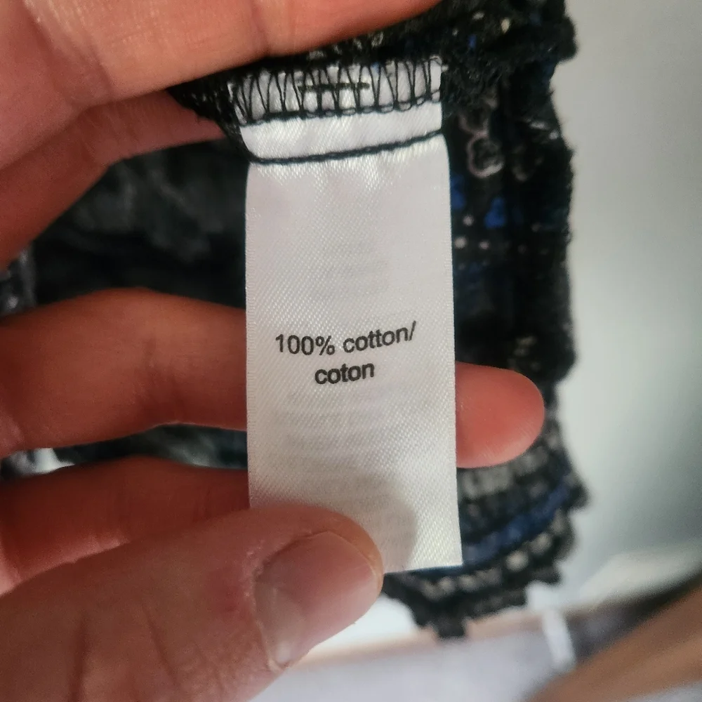 Maurices Black and Blue Patterned Camisole - Picture 5 of 9